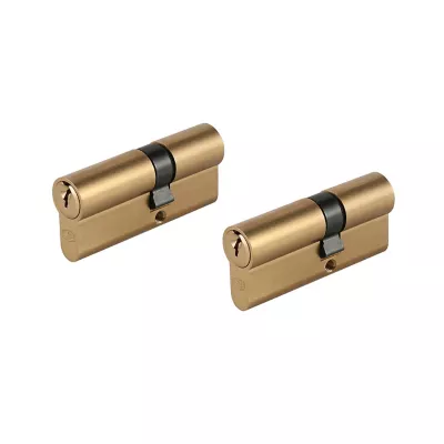 Cylindre laiton Smith & Locke 40 x 30 mm, lot de 2