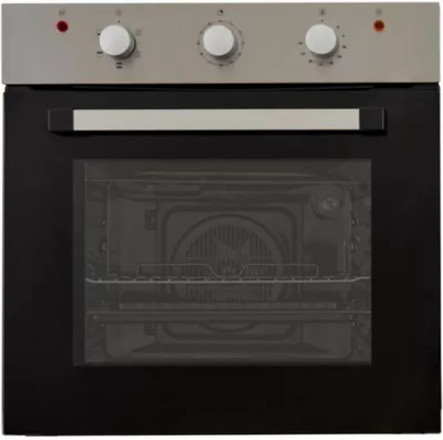 Four à chaleur tournante 60L Cooke & Lewis CLCSB60, argent
