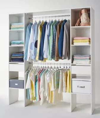 Kit dressing coloris blanc H.200 x L.180 x P.40 cm