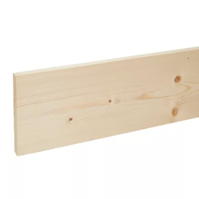 Planche rabotée 18 x 144 mm L.2,4 m (vendu par lot de 4)