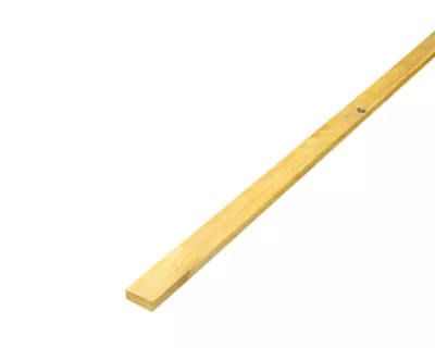 Tasseau raboté traitée en bois 40 x 14 mm L.4 m
