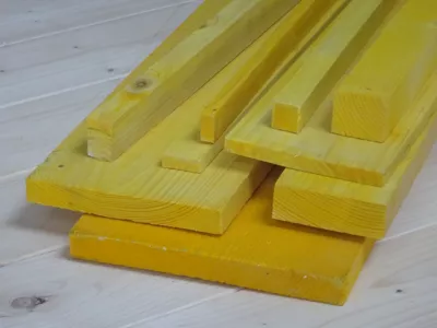 Liteau traité en bois 40 x 14 mm L.3 m