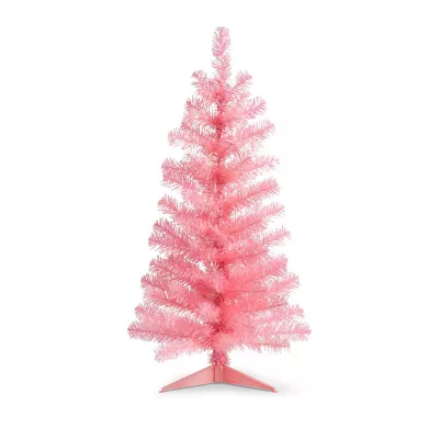Sapin artificiel rose h.91 cm