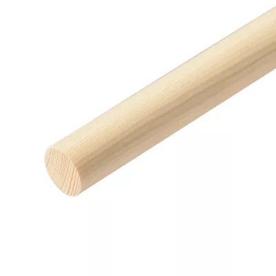 Tourillon raboté en pin Ø28 mm L.2,4 m