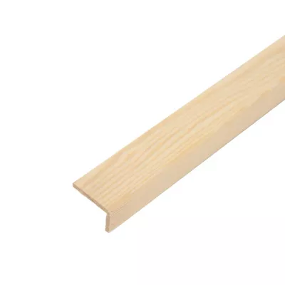 Image principale de Baguette d'angle arrondie pin 20 x 34 mm L.2,4 m