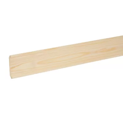 Cornière en pin 10 x 60 mm L.2,4 m ép.1 cm