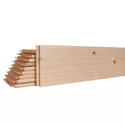 Plinthe sapin 10 x 100 mm L.2,35 m (vendu par lot de 10)