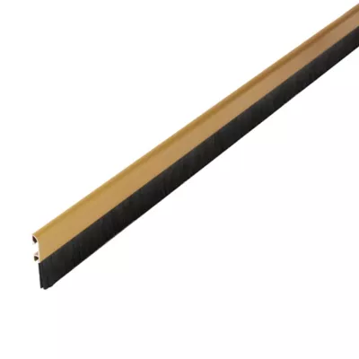 Bas de porte sol aluminium brossé Diall or L.100 cm