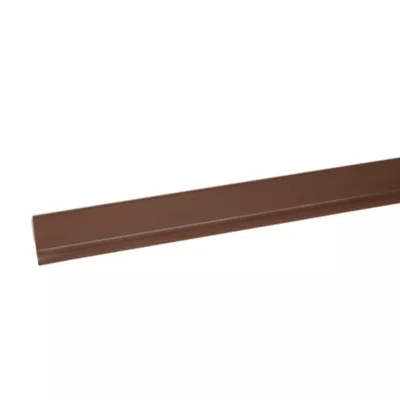 Bas de porte pvc caoutchouc marron ép.25 mm L.100 cm