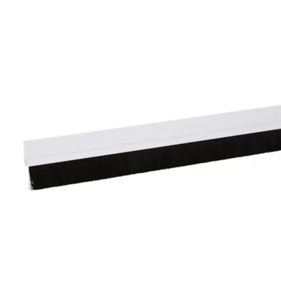 Bas de porte pvc brosse blanc ép.25 mm L.100 cm