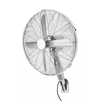 Ventilateur mural ZF-1602RW-2 oscillation à 86° 3 vitesses argent