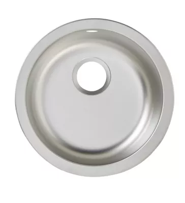 Évier à encastrer en inox finition nid d’abeille 1 bac, L.75 x P.44 cm, Cooke & Lewis Hurston