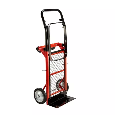 Diable/chariot capacité 80 kg en diable et 50 kg en chariot roues pneumatiques l.33 x P44,5 x H119 cm