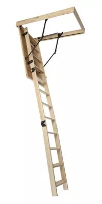 Escalier escamotable en bois, trappe de 60 cm