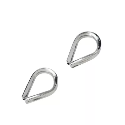 Cosse-coeur inox pour câble Ø. 6 mm vendue par 2