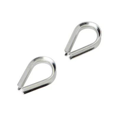 Cosse-coeur inox pour câble Ø. 4 mm vendue par 2