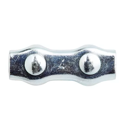 Serre-câbles plat 2 boules pour Ø. 4 mm vendu par 2