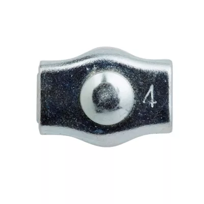 Serre-câbles plat 1 boule pour Ø. 4 mm vendu par 2