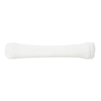 Corde tressée en polypropylène blanche DIALL ø2.8 mm, 10 m