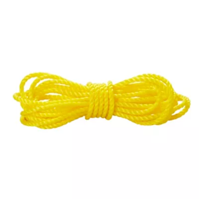 Corde torsadée en polypropylène jaune DIALL ø8 mm, 100 m