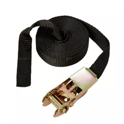 Sangle d'arrimage à cliquet noir 5 m x 25 mm
