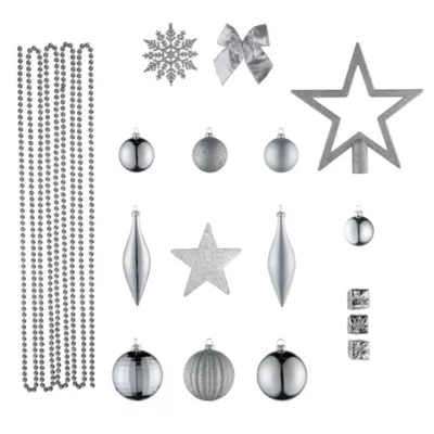 Boules silver (lot de 100)