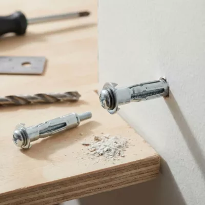 25 chevilles Diall murs creux PZ M4x32mm