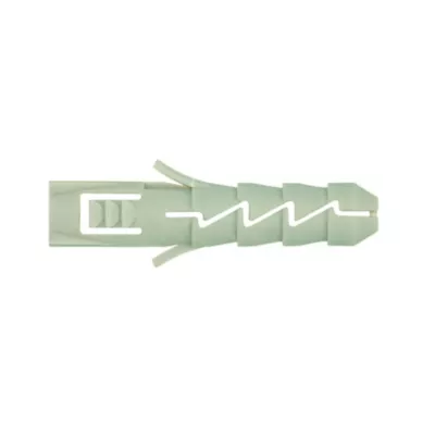 Cheville pour murs pleins vendue par 30 Diall en nylon Ø.6 x L.30 mm