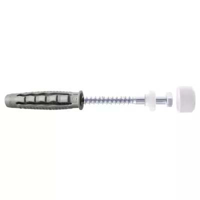 2 vis Inox de fixation pour wc Diall 6x80mm