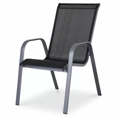 Fauteuil de jardin Janeiro noir