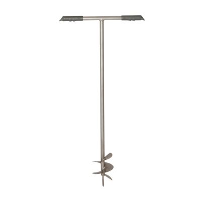 Tarière hélicoïdale avec manche en acier carbone L. 112 cm Verve