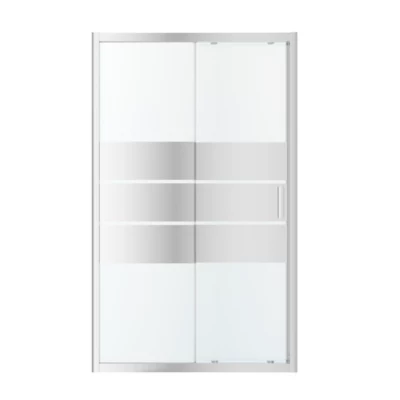 Porte de douche coulissante GoodHome Beloya miroir 120 cm
