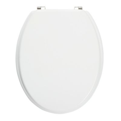 Abattant WC Palmi blanc en bois moulé GoodHome