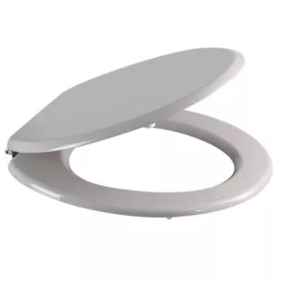 Abattant WC Palmi taupe en bois moulé GoodHome