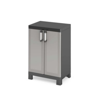 Armoire basse Links 2 tablettes L. 37 x H. 97 x P. 65 cm