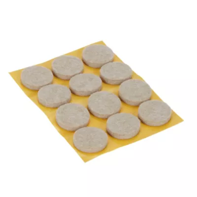 Patin en feutre auto-adhésifs Diall 22 mm x 12, beige
