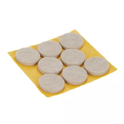 Patin en feutre auto-adhésifs Diall 25 mm x 8, beige