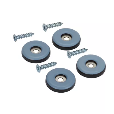 Patin vissés Diall 25 mm x 4, noir + gris/bleu