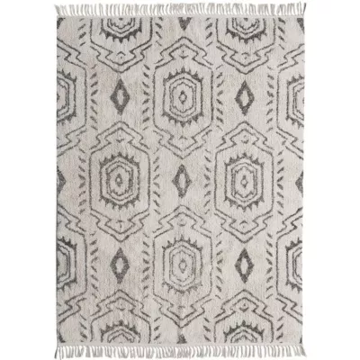 Tapis tufte Riah motif Deco & co L.230 x l.170 cm