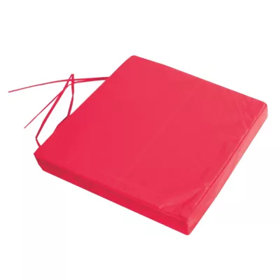 Gallette de chaise carré imperméable rose fuschia L.38 x l.38 x ep.8cm Deco&co
