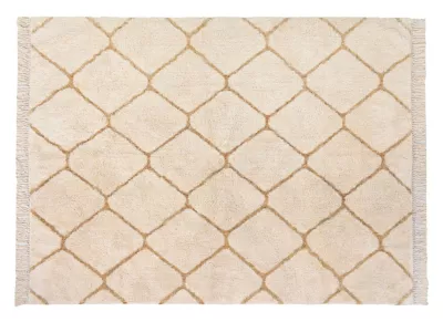 Tapis coton berbère Deko & co 160 X 230 cm beige