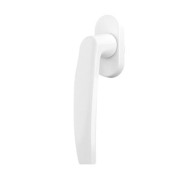 Poignée PVC blanc pour fenêtre L.118mm