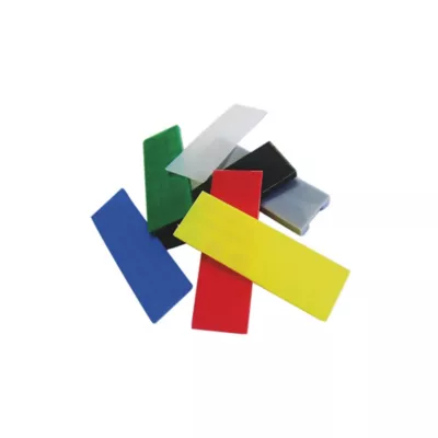 Cale PVC universelle panachée 26 x 80 mm vendue par 200 pièces