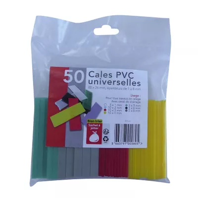 Image principale de Cales PVC universelles (lot de 50) Acbat