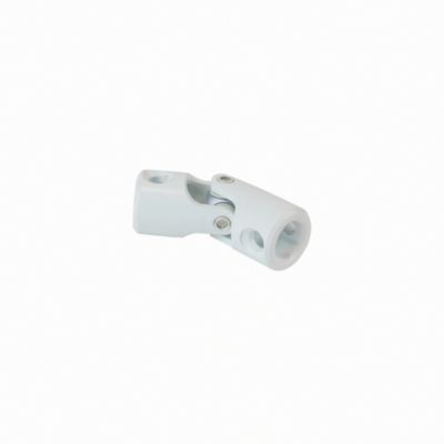 Cardan blanc hexagonal pour liaison sortie de caisson et tige de manivelle Acbat