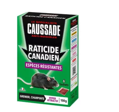 Céréales rats et souris espèces résistantes Caussade 150g