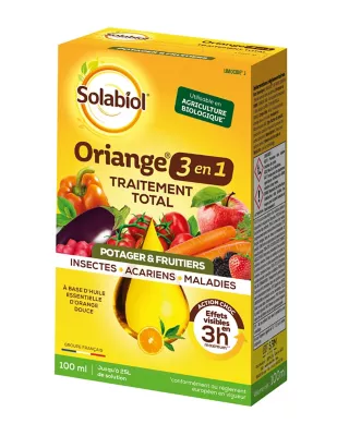 Traitement Total Oriange 3 en 1 potager Solabiol 100ml
