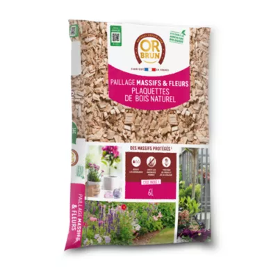 Paillage pour massifs et fleurs Or Bun 6L
