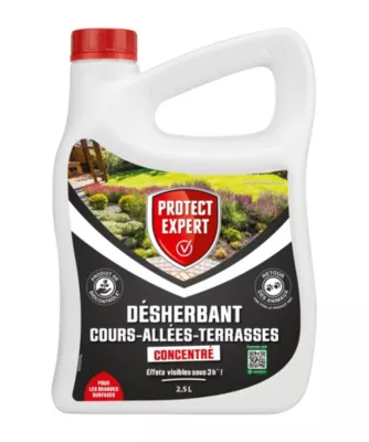 Désherbant cours, allées et terrasses concentré Protect Expert 2,5L