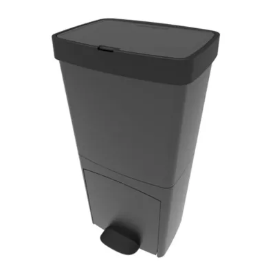 Poubelle de tri Kitchen Move Picea gris 70 L